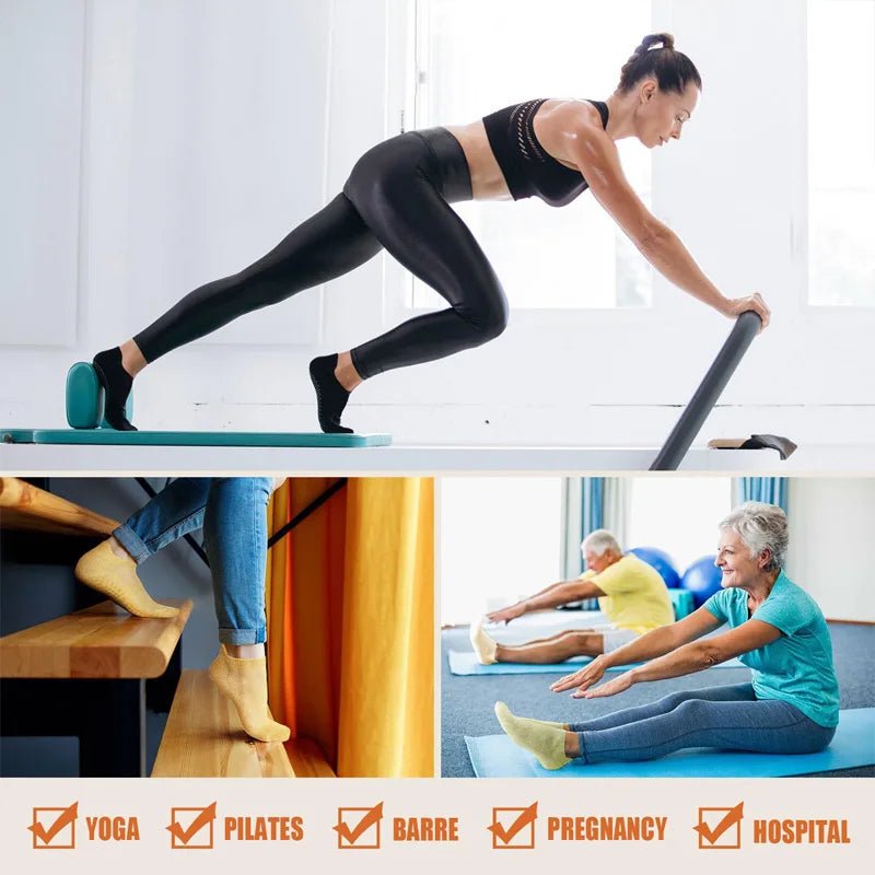 Women's Breathable Non-Slip Yoga Socks (3 Pack) - silverfoxgoods